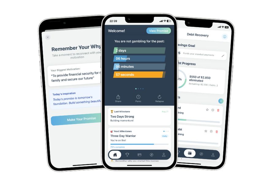 NoGambling App Screenshots