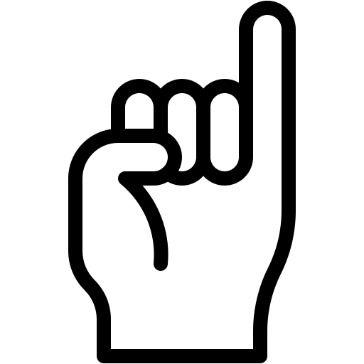 Promise hand icon